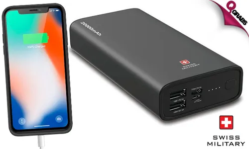 Swiss Military Bieudron 20000mAh Power Bank!